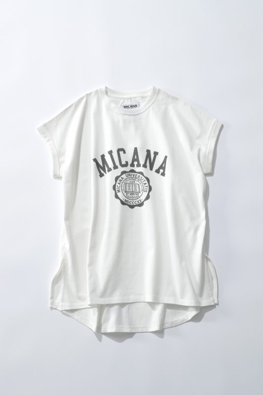 【AMERICANA】×【MICA＆DEAL】カレッジロゴTシャツ