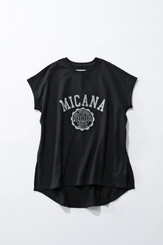 【AMERICANA】×【MICA＆DEAL】カレッジロゴTシャツ