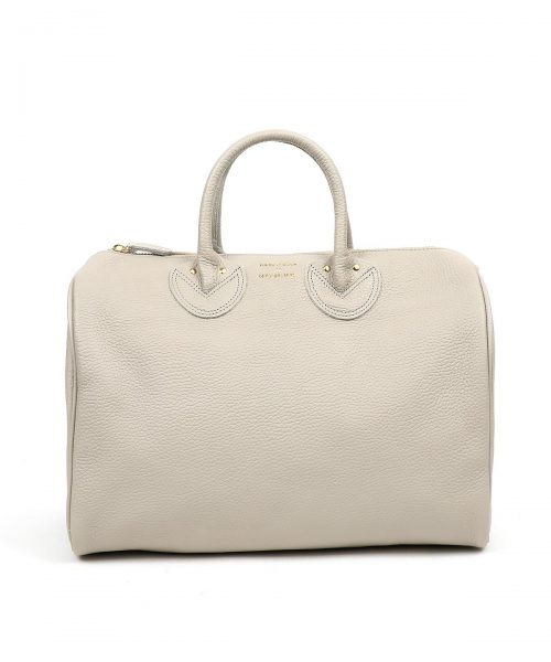 A4サイズが入るソフトなボストンバッグ　YOUNG & OLSEN The DRYGOODS STORE　EMBOSSED LEATHER BOSTON S