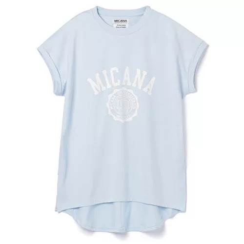 MICANA／【AMERICANA】×【MICA＆DEAL】カレッジロゴTシャツ／￥8,000+税
