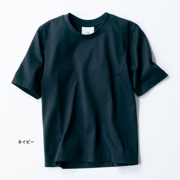 コンパクトTシャツ ネイビー／CINOH