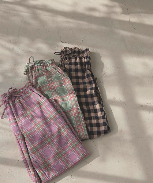 marjour
RELAX CHECK PANTS
￥8,250