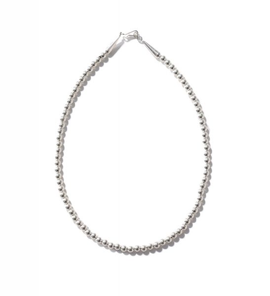 HARPO 16“／5mm sterling silver beads necklace