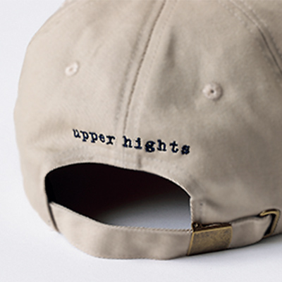 THE BASEBALL CAP ベージュ／upper hights