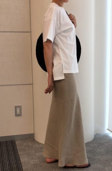 SACRA「リネンスカート」をバイヤーが着てみました エクラ2021年特集