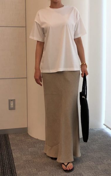SACRA「リネンスカート」をバイヤーが着てみました エクラ2021年特集