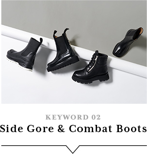 Keyword 02 Side Gore & Combat Boots