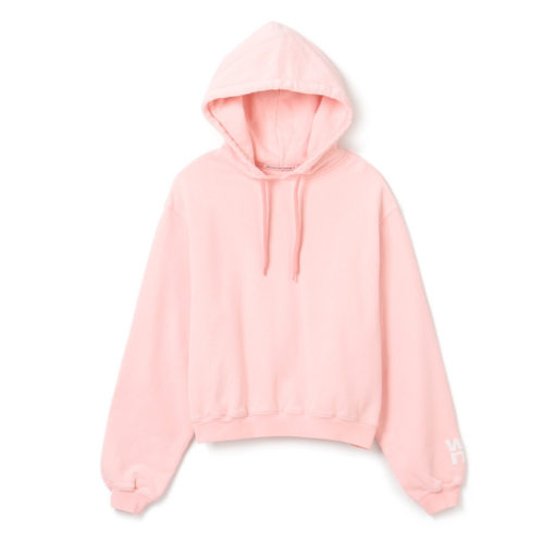 ALEXANDER WANG ／ STRUCTURED TERRY HOODIE WITH PUFF PAINT LOGO ￥29,700
