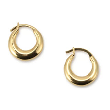 SOPHIE BUHAI ／ Gold Tiny Essential Hoops ￥50,600