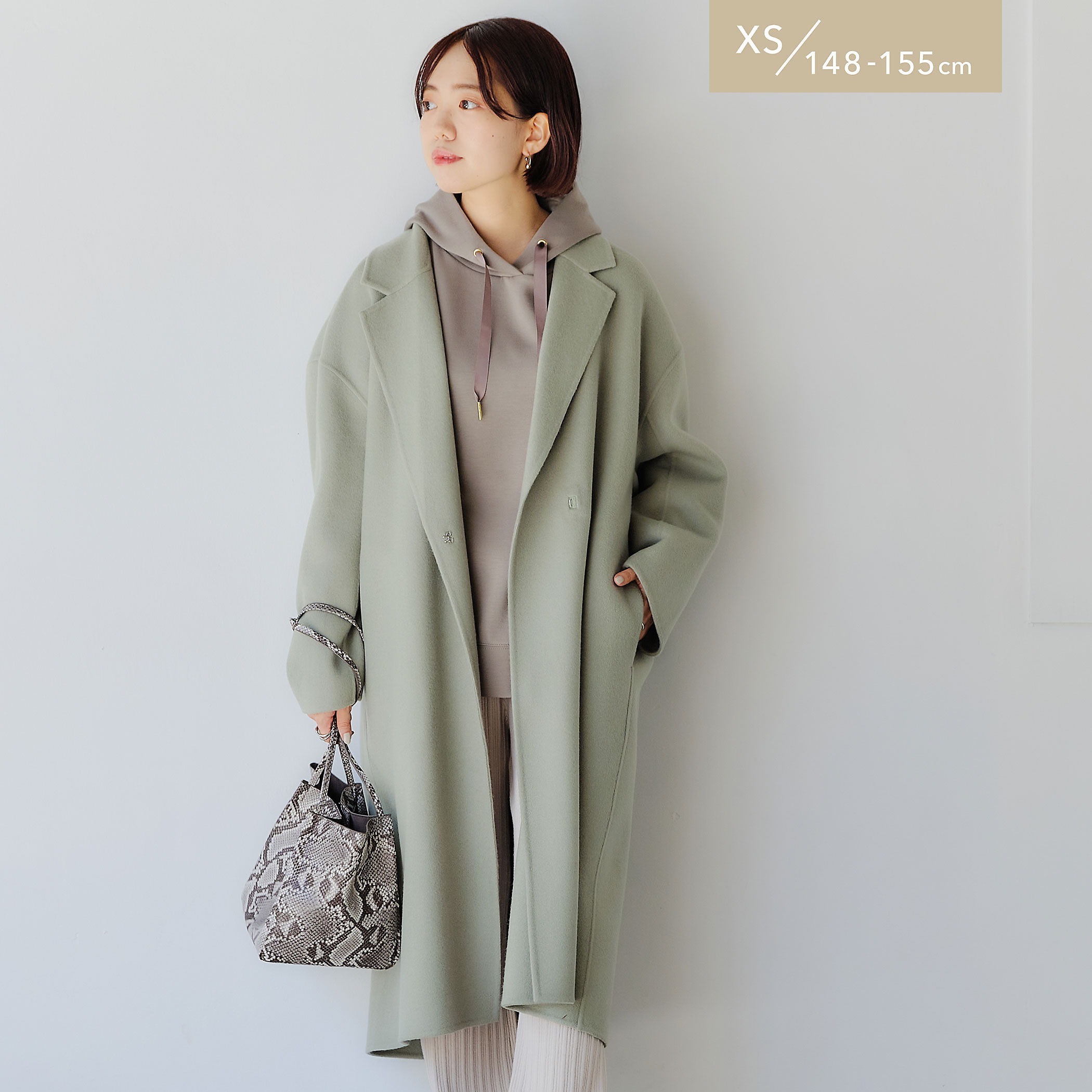 UNITED ARROWS green label relaxing【WEB限定】［XS/H148-155cm］EX FINEW リバー チェスター コート￥29,700