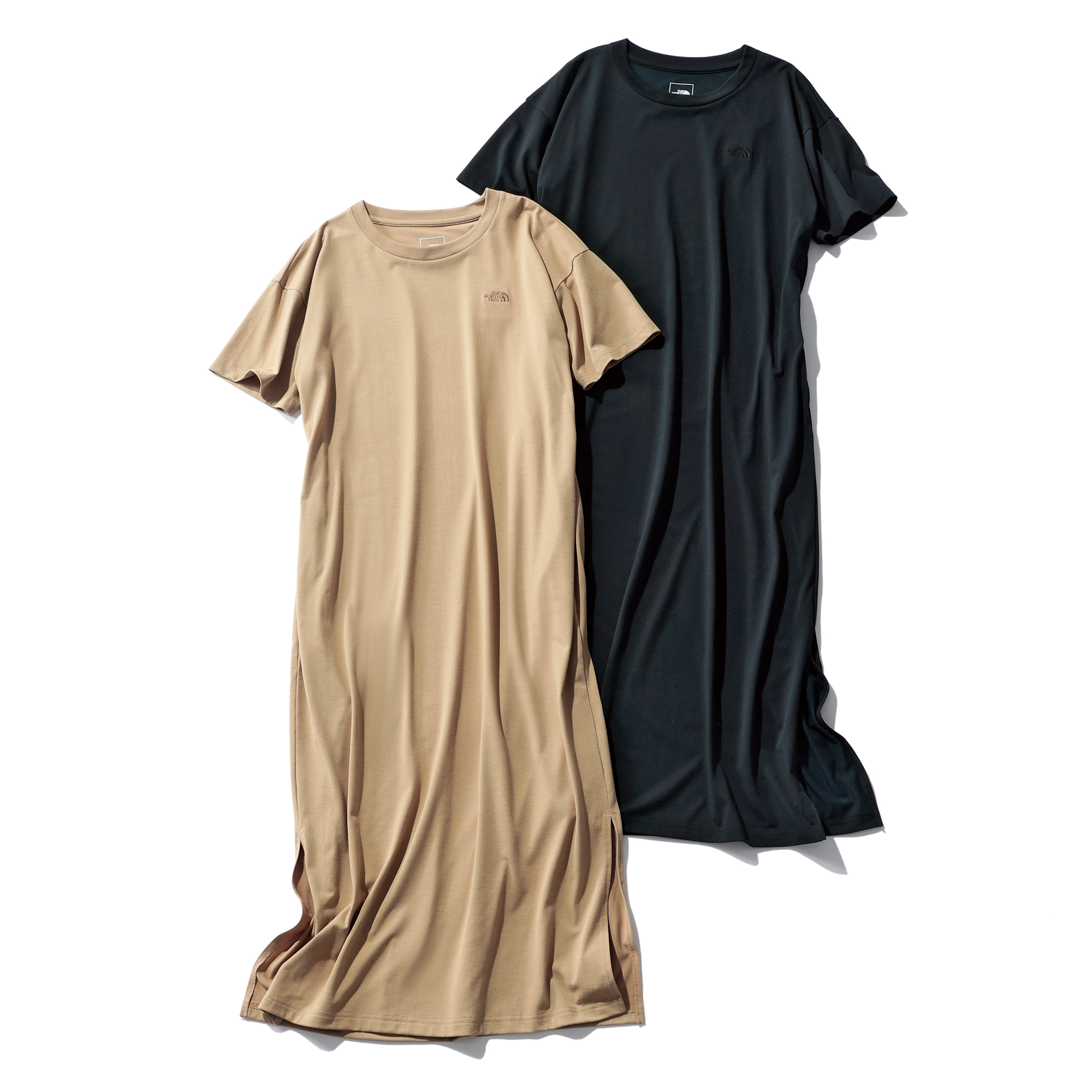 新品タグ付き✨ マークアンドロナ ノースリーブワンピース 2024年モデル 38 ダナキャランニューヨーク DKNY ☆$99 サイドロゴテープ襟付きV