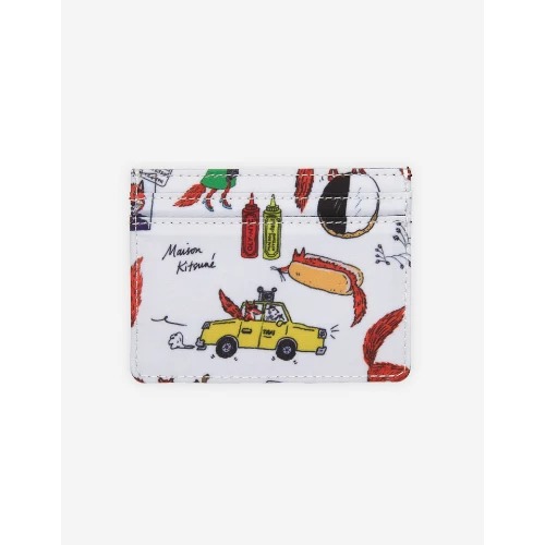 Maison Kitsune by designer Olympia Le-TanOLY ALL－OVER PRINT CARD HOLDER￥11,000