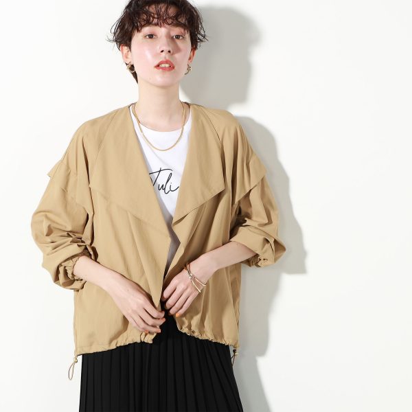 OLLEY’S　【WEB限定】ナイロンクロスブルゾン　￥10,890