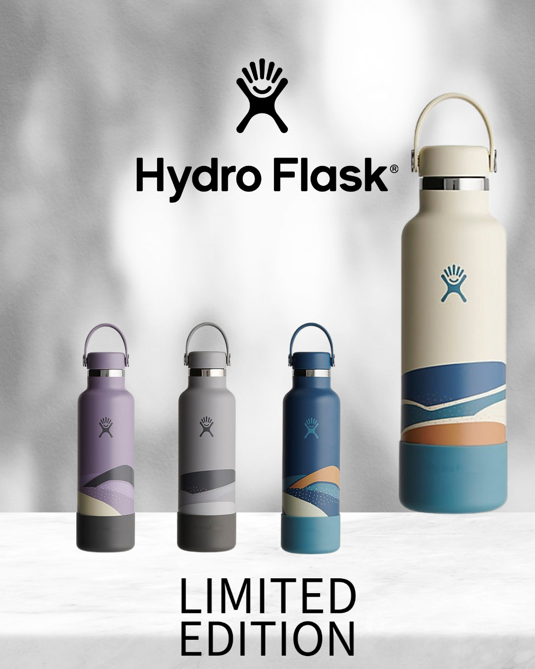 ╲販路限定デザイン☆／Hydro Flask®(ハイドロフラスク)の限定ボトルを
