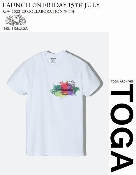 TOGA×FRUIT OF THE LOOMPrint T－shirt TOGA × FRUIT OF THE LOOM￥11,000（税込）