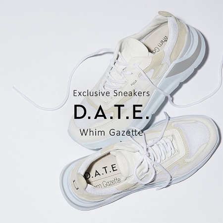 新着NEWS】Whim Gazette×D.A.T.E.別注スニーカー発売！ | HAPPY PLUS VOICE