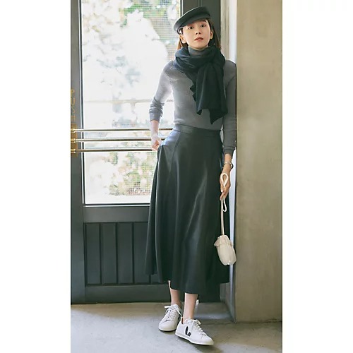 追加決定！「upper hights」Sara（エコレザースカート）【40代ファッション】