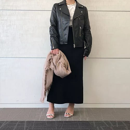 追加決定！「upper hights」Sara（エコレザースカート）【40代ファッション】