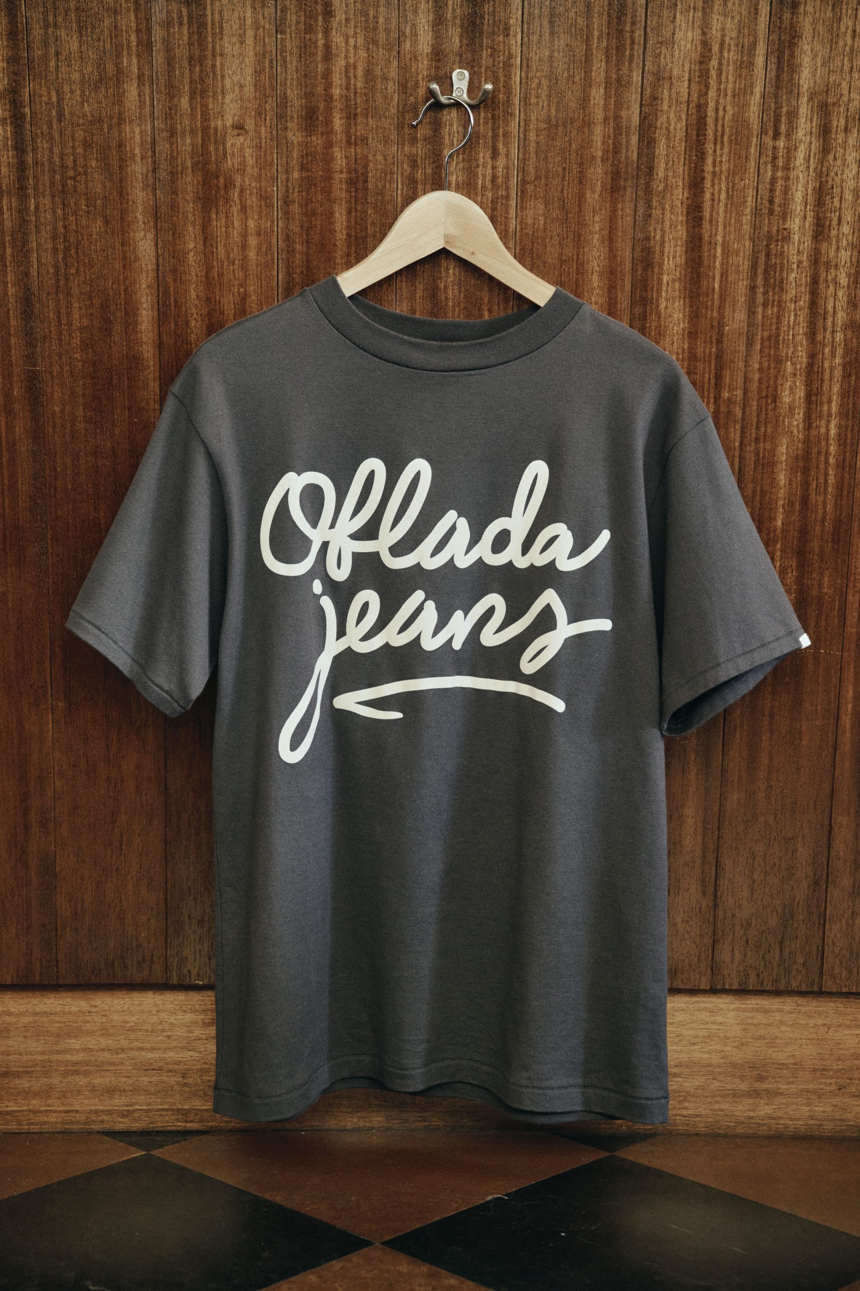 Oblada　”Oblada jeans” ロゴTシャツ　￥10,780