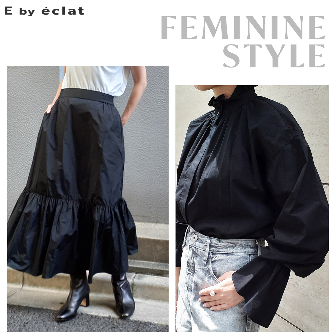 ほんのりフェミニンムードな秋の新作をご紹介#50代ファッション #E by eclat