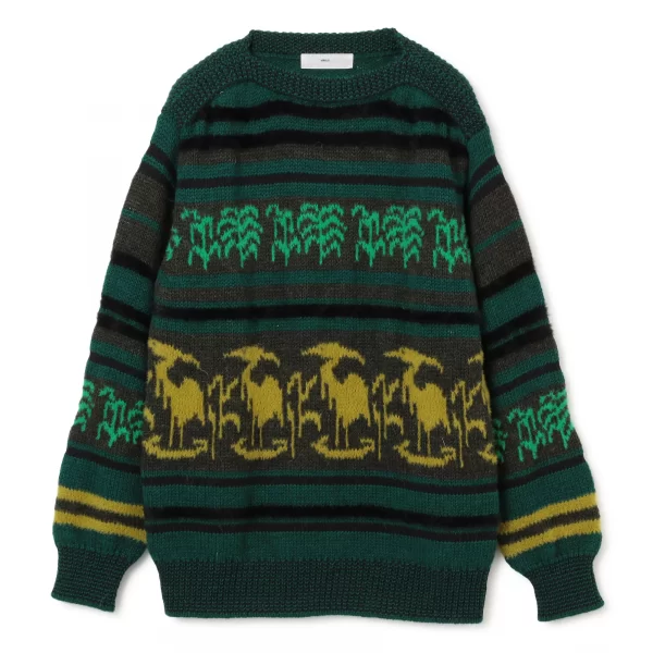 TOGA VIRILIS
Wool jacquard knit pullover
¥61,600