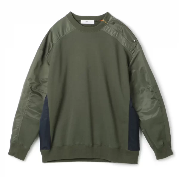 TOGA VIRILISNylon sleeve sweatshirt¥35,200