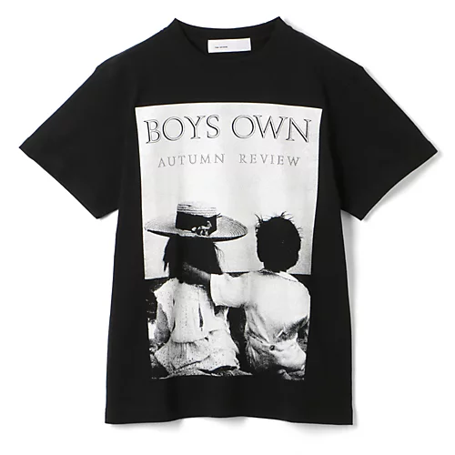 TOGA × BOY'S OWNPrint T-shirt BOY&GIRL BOYS OWN SPColor　WHITE・BLACKSIZE  S/M/L￥15,400