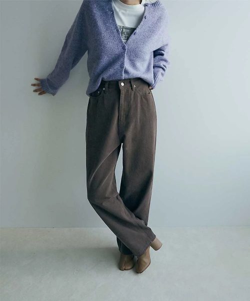marjourBROWN TWILL PANTS￥12,650