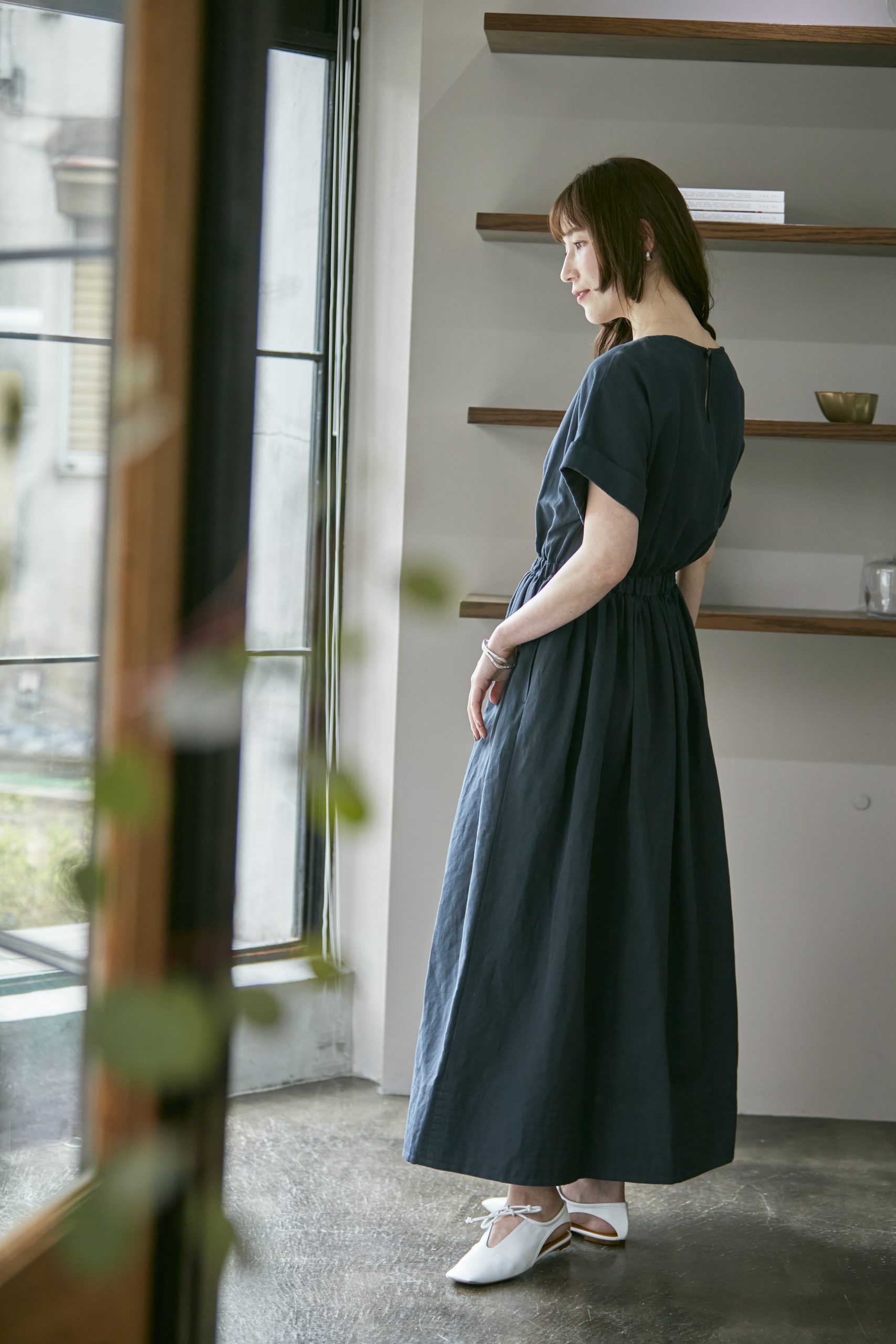 MY WEEKNESS【LEE別注】Dress Agapanthus(リネンドルマンドレス)