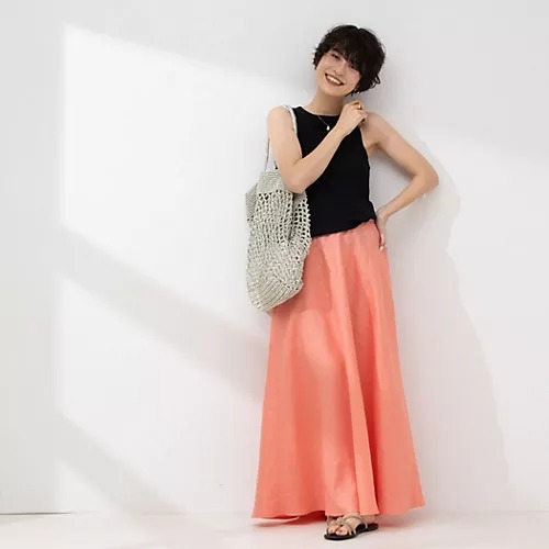 NOLLEY’S
◇【WEB限定カラーあり】リネンバイヤスマキシスカート
￥20,900