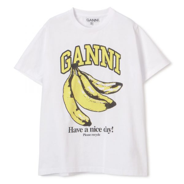 GANNIBasic Jersey Banana Relaxed T－shirt￥16,500（