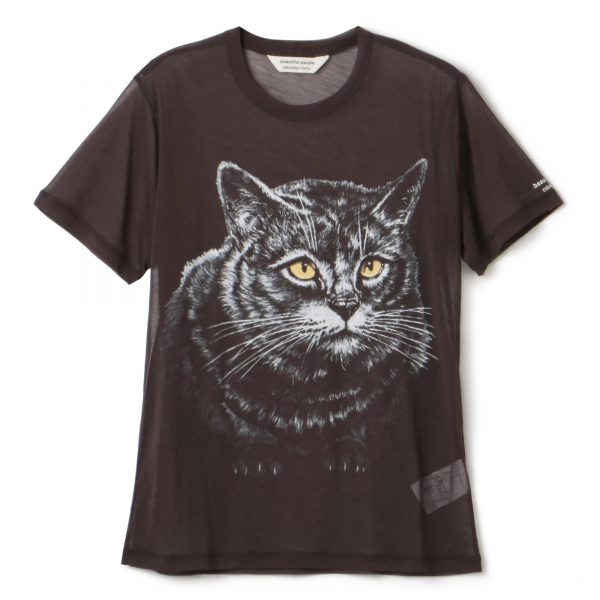 beautiful people

sheer jersey huge cat print T－shirt

￥33,000