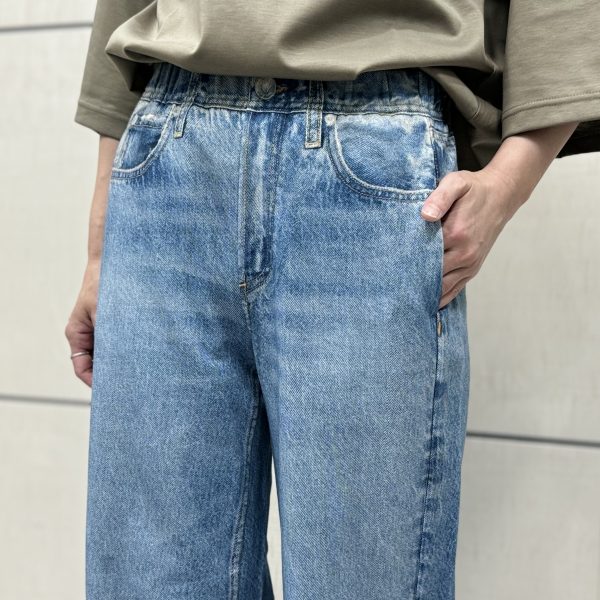 【50代 ファッション】＼アンクル丈登場／rag & bone 【MIRAMAR】デニムプリントパンツ身長別履き比べ