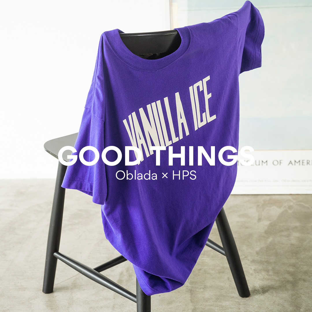 【Oblada】別注 VANILLA ICE TEE | GOOD THINGS Vol.27