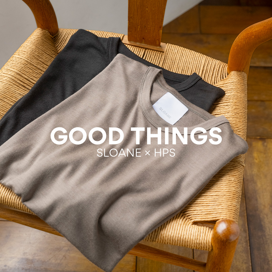 【SLOANE】別注ウール天竺ニットTシャツ | GOOD THINGS Vol.29