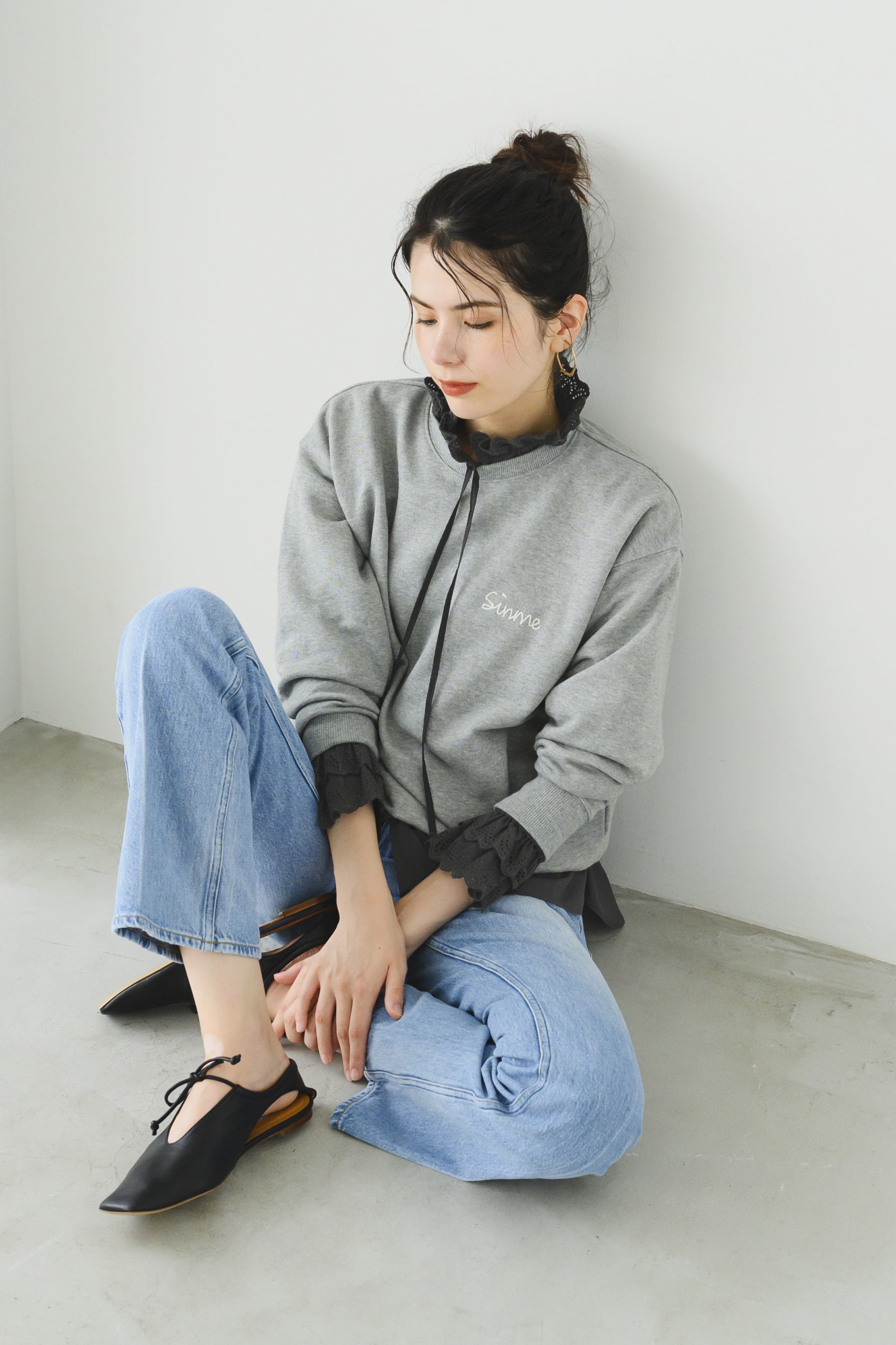 【12closet】［福田麻琴さんコラボ］レースフリルブラウス | GOOD THINGS Vol.30