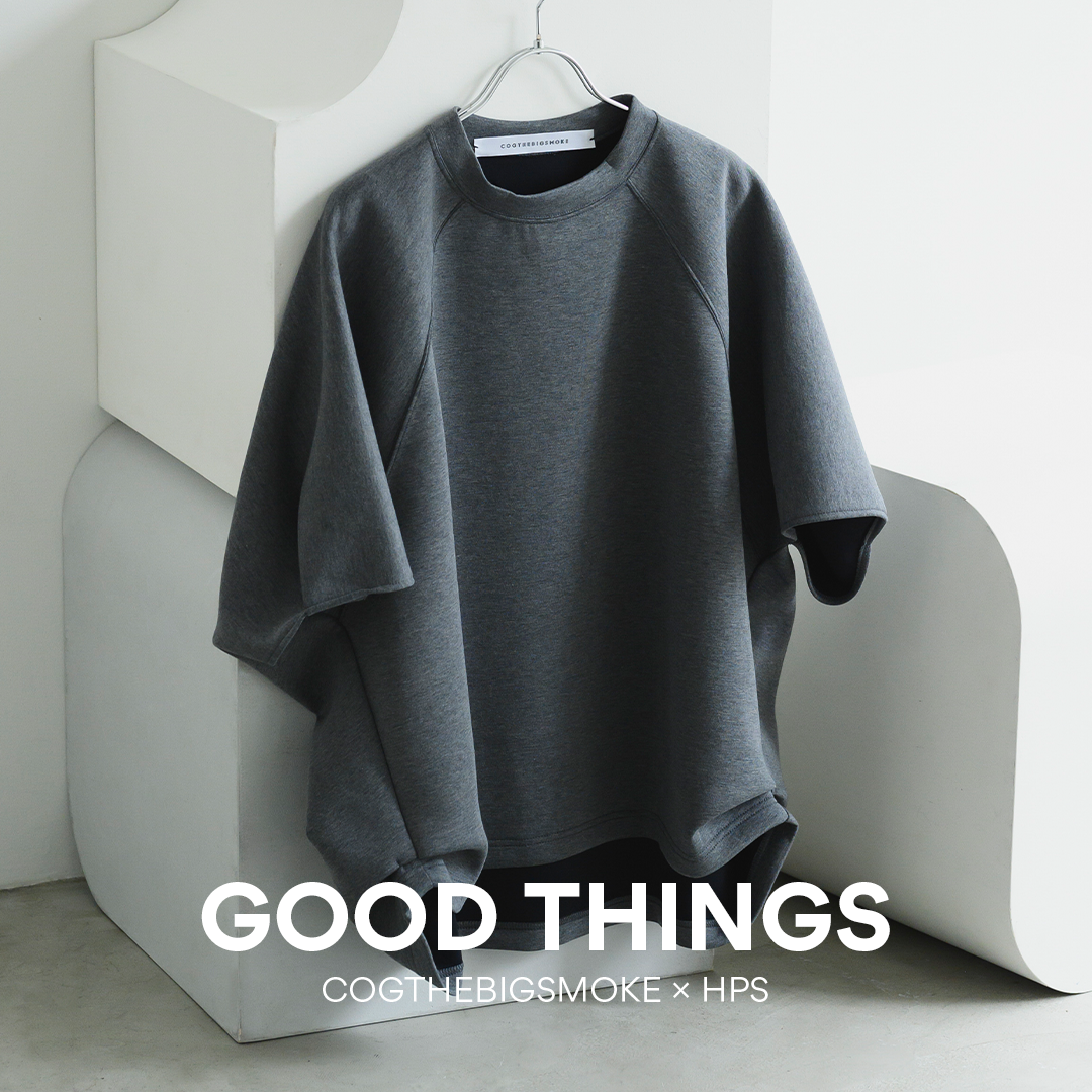 【suadeo】ダブルリブVネックベスト | GOOD THINGS Vol.32