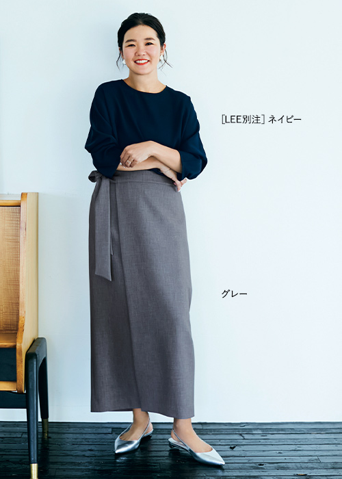 Demi-Luxe BEAMS 〈デミルクス ビームス〉 ラップロングスカート.M