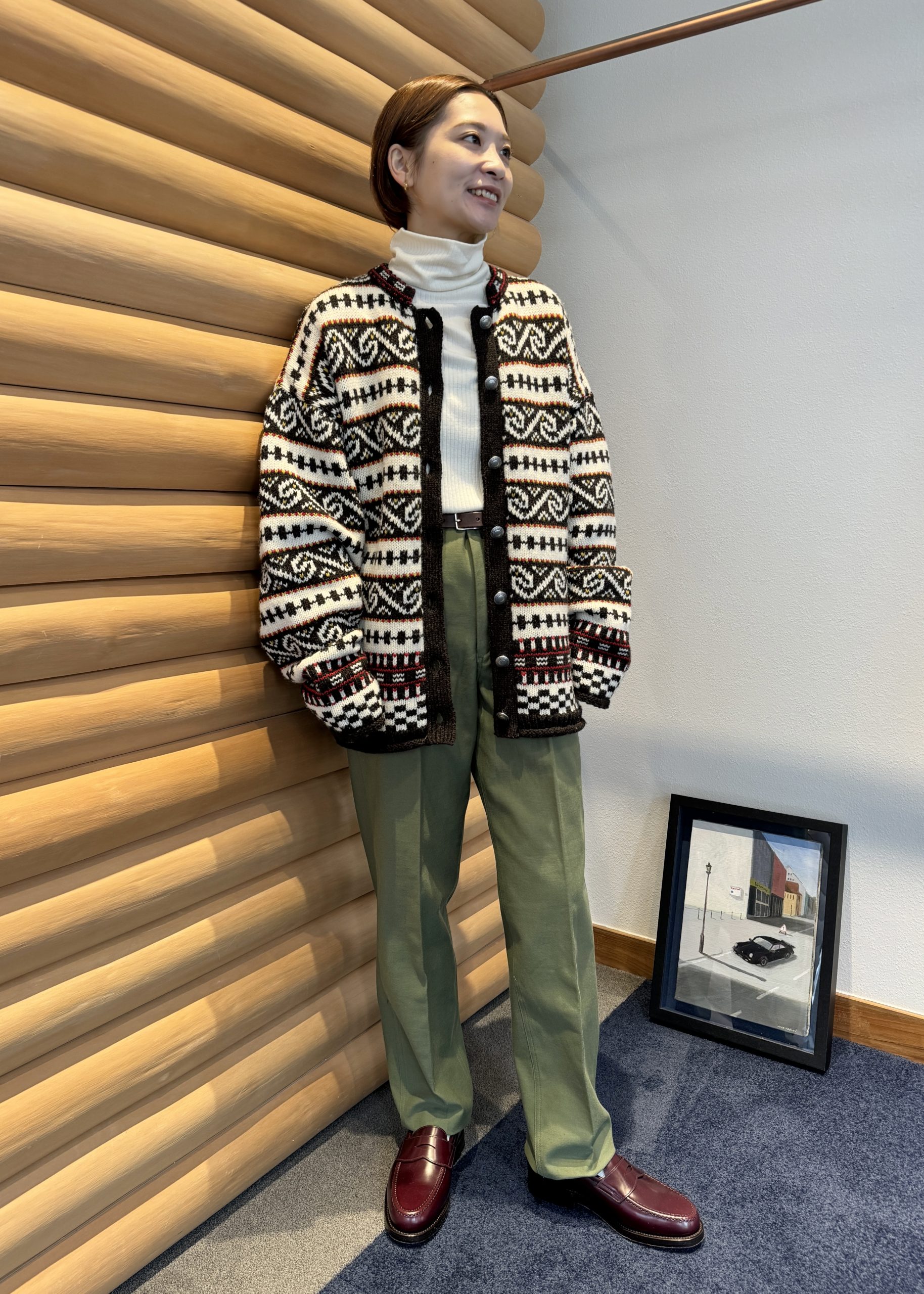 Shinzone
FAIR ISLE KNIT CARDIGAN
￥50,600
Shinzone
ベイカーパンツ
￥23,100
Shinzone
HIGH NECK RIB
￥11,000
Shinzone
Vine BELT
￥8,580