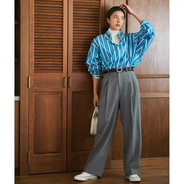 12closet
【福田麻琴さんコラボ】【洗える】セミワイドタックパンツ
￥15,400