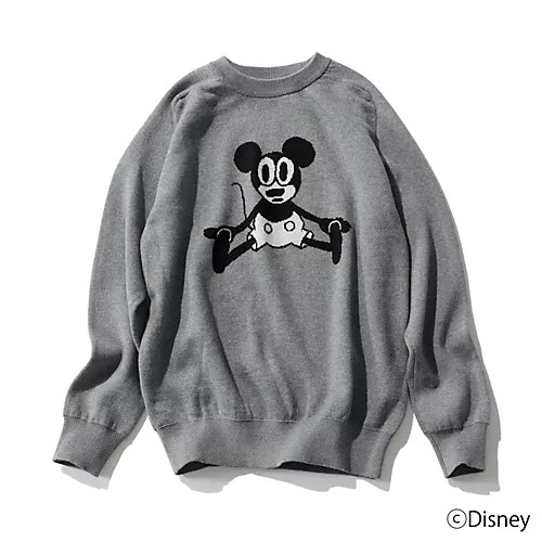 SLOANE12Gダブルフェイス/MICKEY MOUSE/クルーネック￥35,200（税込）