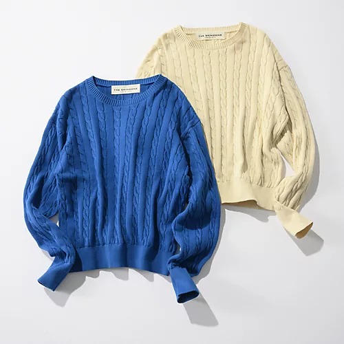 ShinzoneCOTTON CASHMERE CABLE KNIT￥28,600