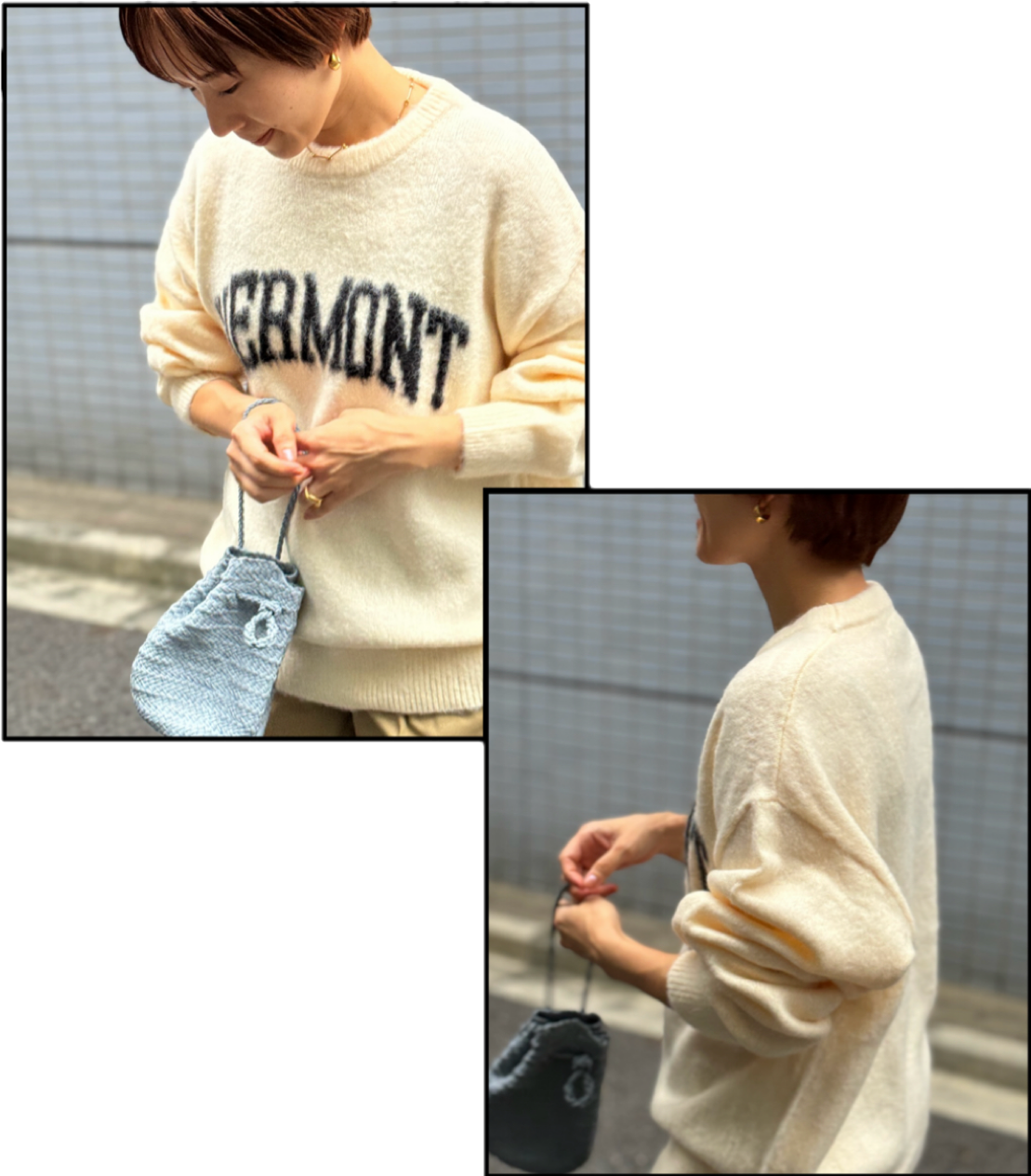 【coordinate】REMI RELIEF/起毛ニットクルー（VERMONT）/￥27,280