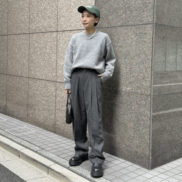 Shinzone WOOL FLANNEL TOM BOY PANTS ￥36,300