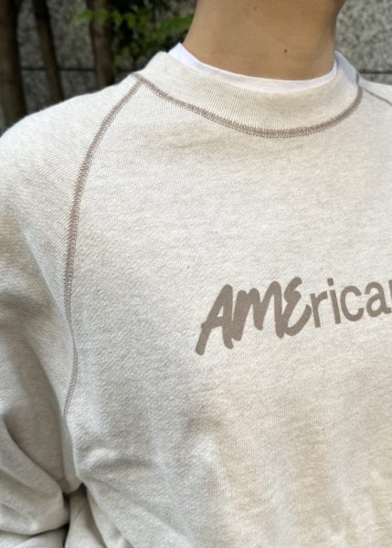 AMERICANA【HPS別注】ロゴスウェット￥16,500