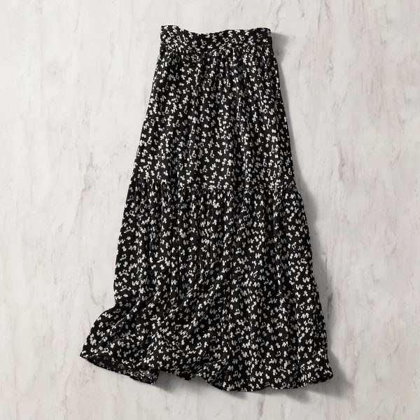 marjour【HPS別注】FLOWER TIERED SKIRT￥11,000