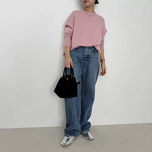 12closet 〈トゥエルブクローゼット〉【福田麻琴さんコラボ】クルーネックホールガーメントニット￥16500