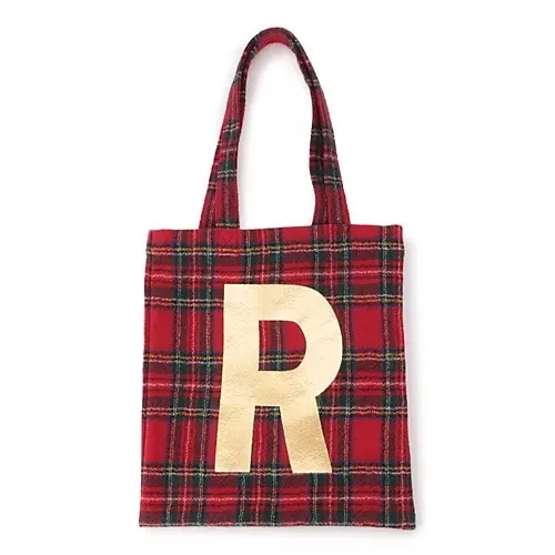 R&D.M.Co-WOOL TARTAN CHECK TOTE BAG￥8,800