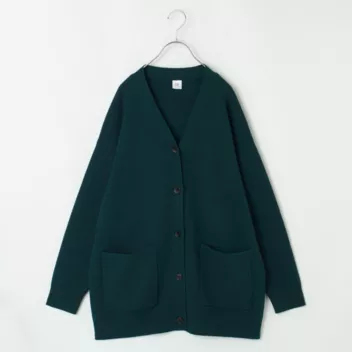 12closet【福田麻琴さんコラボ】【洗える】コットンカシミヤVネックカーディガン￥19800