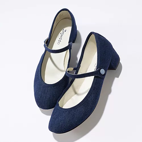 Repetto【MADISONBLUE×Repetto×HAPPY PLUS STORE】REPETTO ROSE DENIM￥66,000